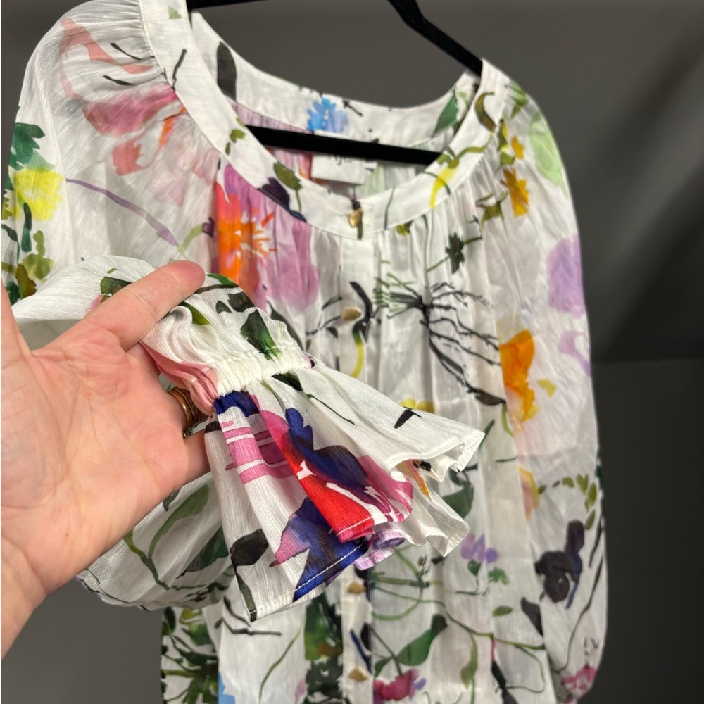 AJE Drift Le‎ Corsaire Silk Blouse Top - Picture 7 of 7